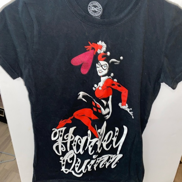 HARLEY QUINN DC COMICS ORIGINAL SUICIDE SQUAD BARMAN JOKER T SHIRT - Picture 1 of 4